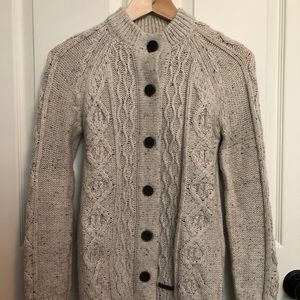 Roots cable knit cardigan